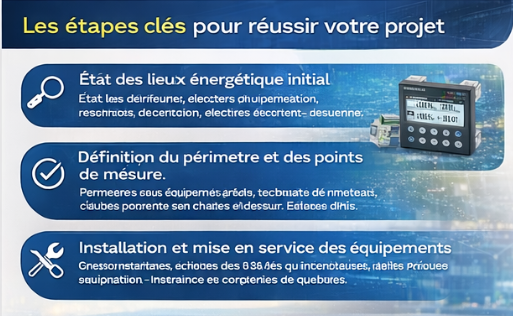 Les étapes clés réussir Plan de comptage énergétique